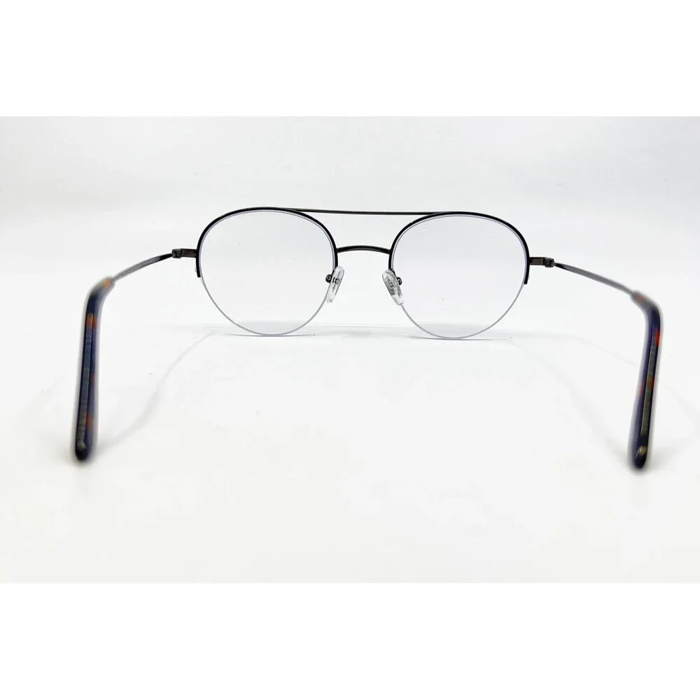 MC 2020-25 Eyeglasses Mens Gunmetal Semi-Rimless Double Bridge 51-22-140